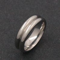 Classic Titanium Ring - Parabola