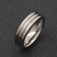 Classic Titanium Ring - Hyperbola