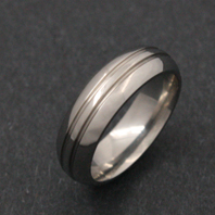 Classic Titanium Ring - Vector