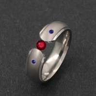 Classic Titanium Ring - Janus